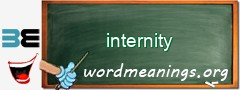 WordMeaning blackboard for internity